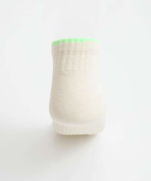 Kit 2 Pares Meias Soquete Feminina Listrada Puma 