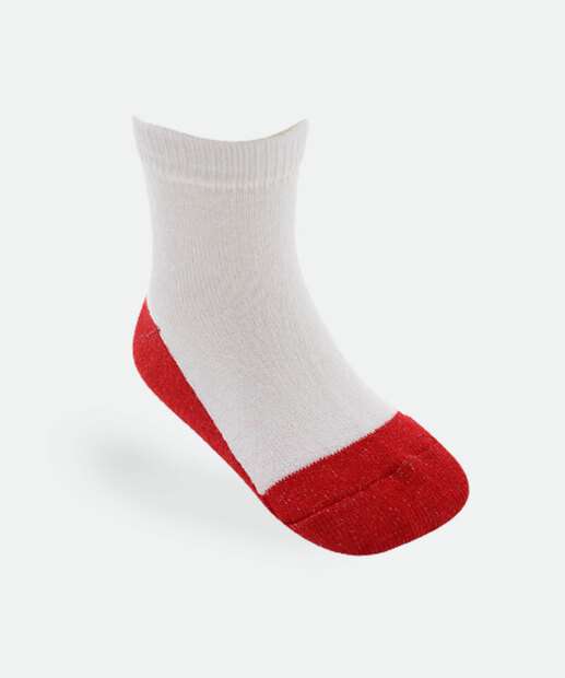 Kit 5 Meias Infantil Soquete Marisa Branco