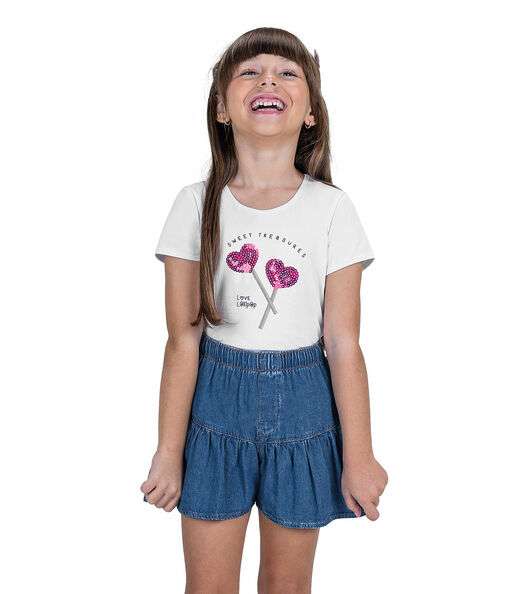 Image_Conjunto Infantil Blusa Com Shorts Trick Nick Branco