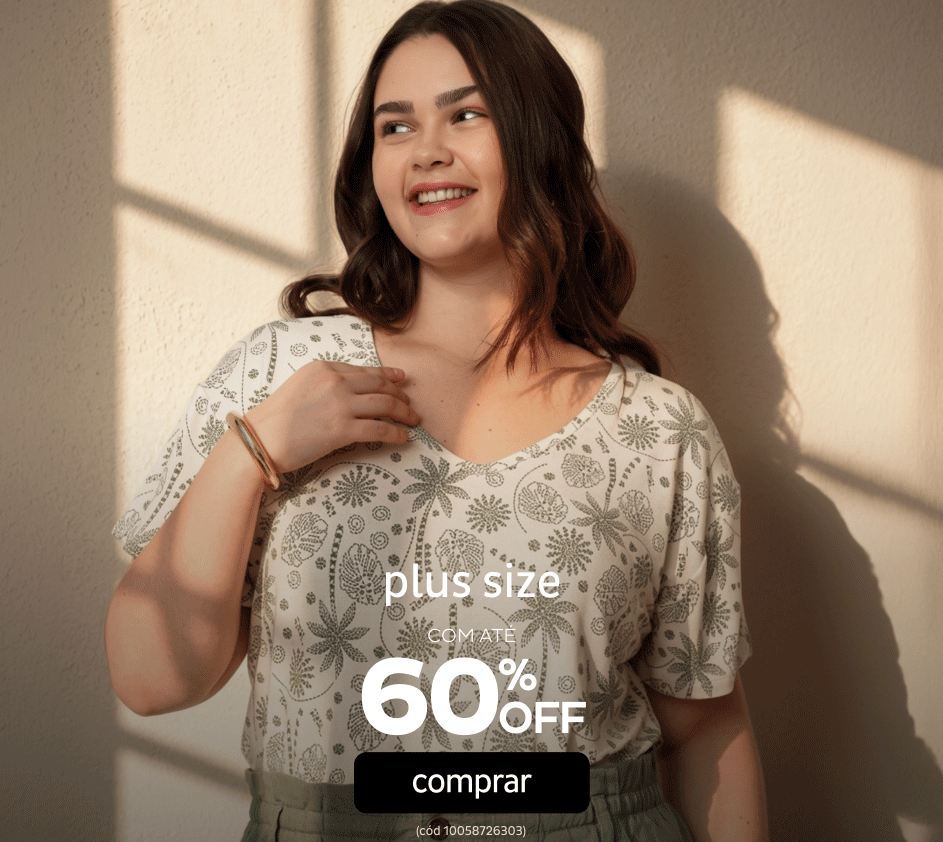 Plus Inverno por até 60% OFF