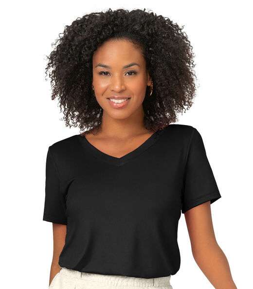 Image_Blusa Feminina Malha Delicate Básica Rovitex Preto