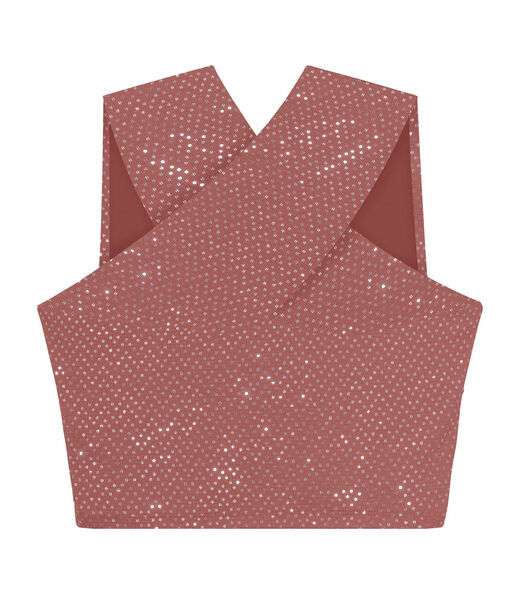 Blusa Cropped Feminina Transpassada Endless Unica