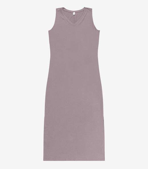 Vestido Longo Plus Size Infinita Cor Rosa