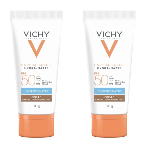 Image_Kit com 2 Unidades de Vichy Protetor Solar Facial Capital Soleil Hydra-Matte Cor
