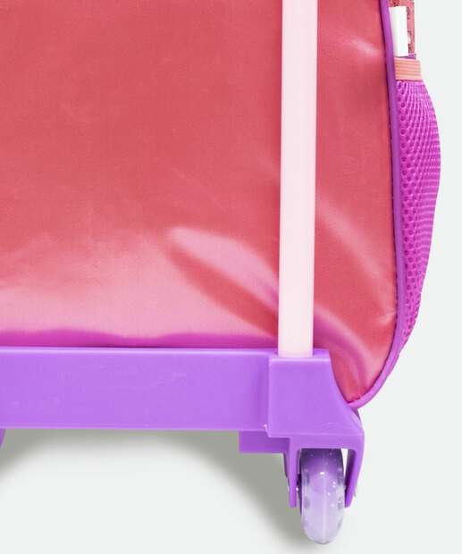 Mochila Mala Com Rodas Infantil Princesas Disney Xeryus
