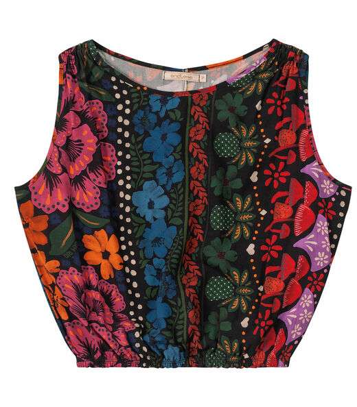 Blusa Feminina Estampada Endless Preto