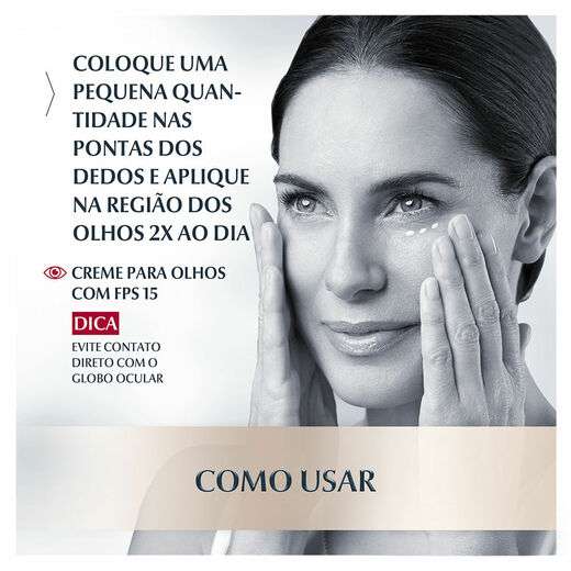 Creme Anti-idade Eucerin Hyaluron-Filler e Elasticity Olhos FPS 20 - 15ml