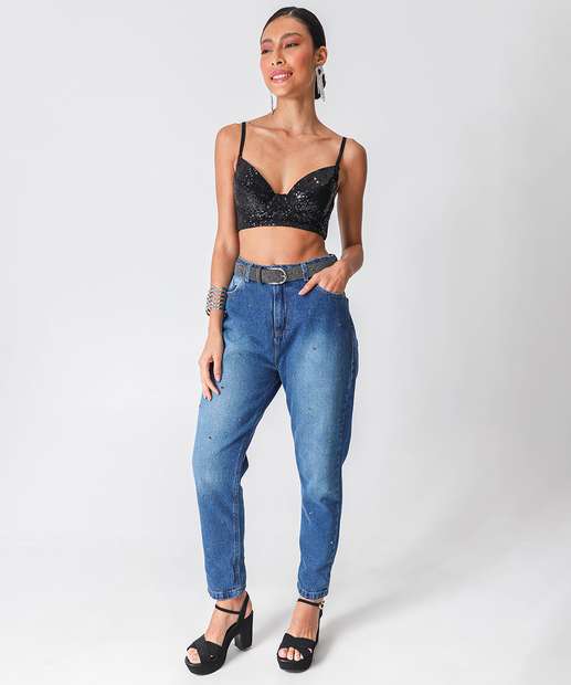 Sutiã Bratop Com Bojo Paetê Marisa