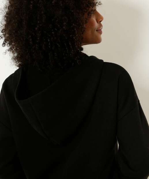 Jaqueta Feminina Moletom Estampada Marisa