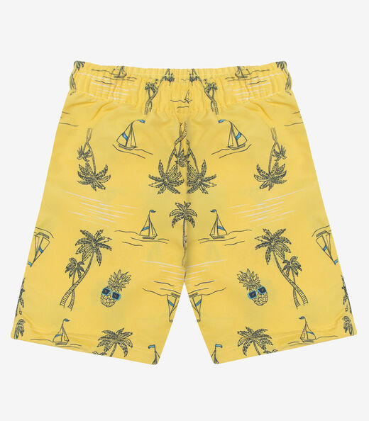 Image_Bermuda Menino Tactel Rovitex Kids Amarelo