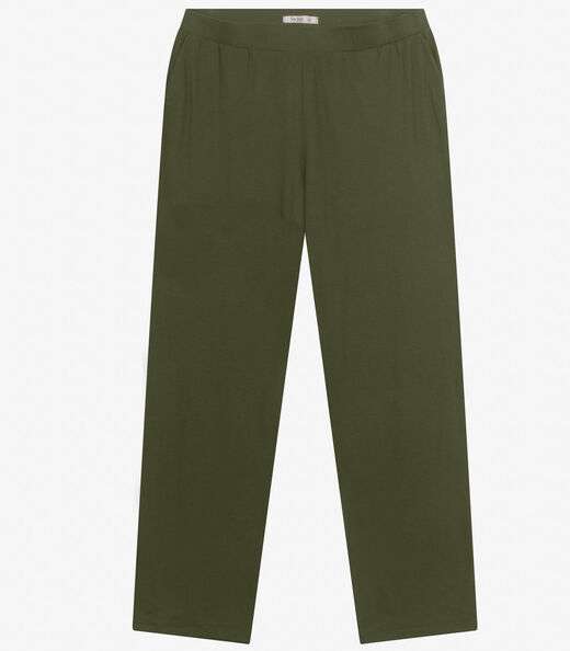 Calça Feminina Plus Size Em Molecotton Secret Glam Verde