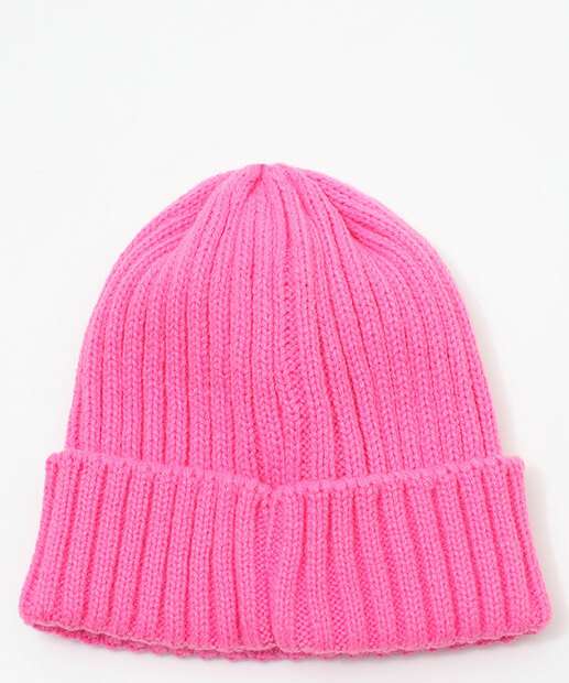 Touca Infantil Tricô Stitch Disney Tam 4 a 6 Rosa