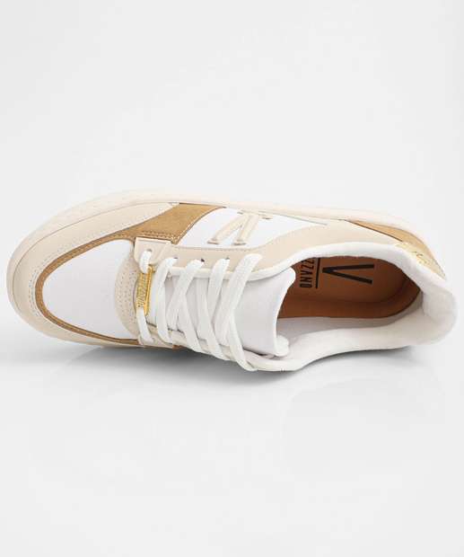 Tênis Casual Feminino Recortes Vizzano