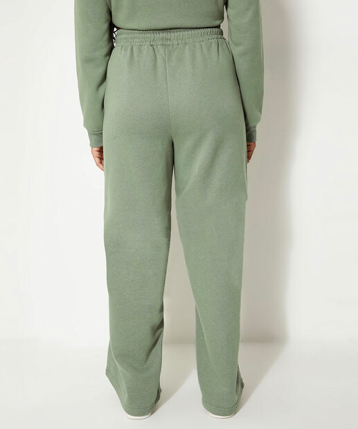 Calça Wide Leg Moletom Feminina Marisa