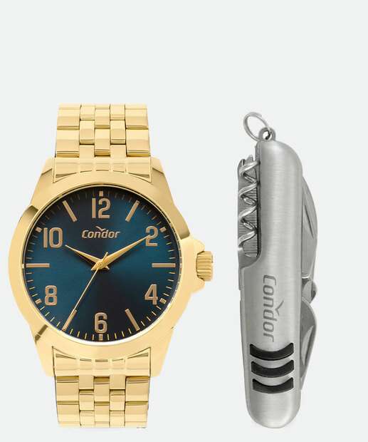 Kit Relógio Masculino Condor CO2035NBX/K4A