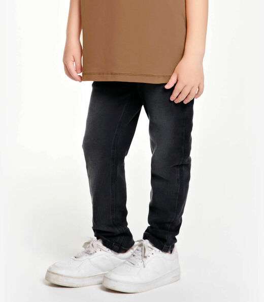 Calça Jeans Infantil Masculina Trick Nick Preto