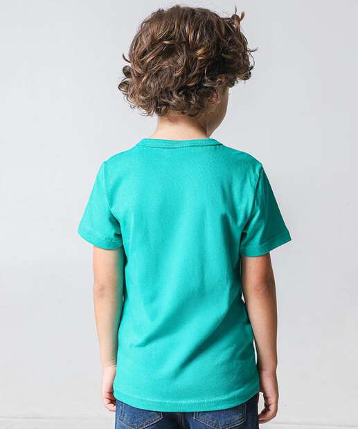 Camiseta Infantil Manga Curta Hulk Marvel Tam 4 a 10