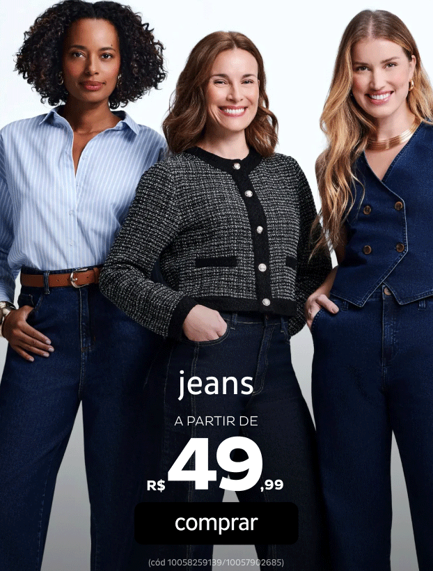 Jeans a partir de R$49,99