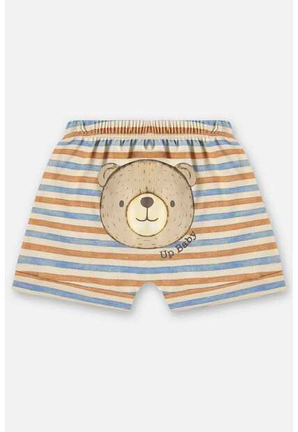 Short em Suedine para Bebê Menino Up Baby