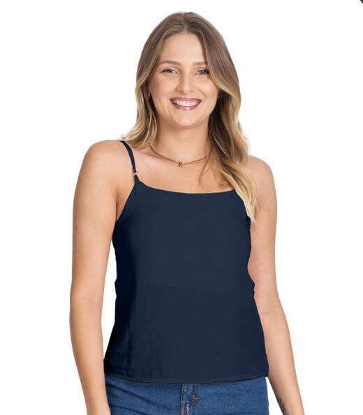 Blusa de Alça Feminina Select Azul