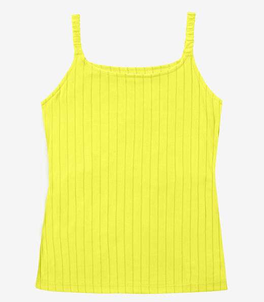 Blusa Feminina De Alça Seletc Amarelo