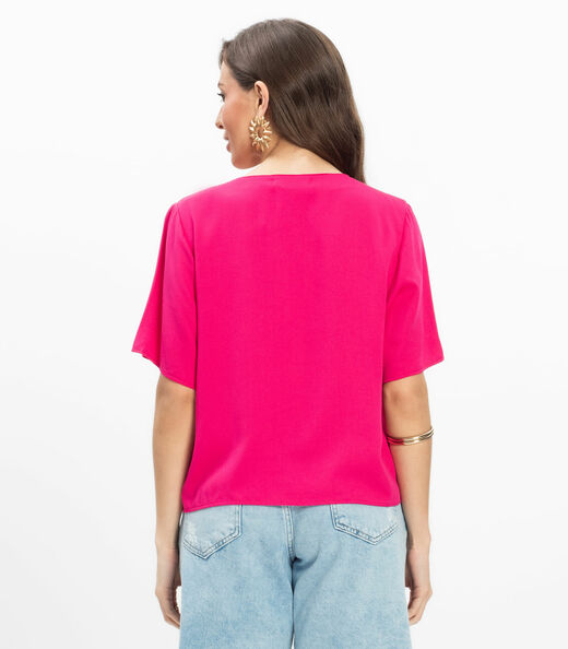 Blusa Viscose Double Feminina Endless Rosa