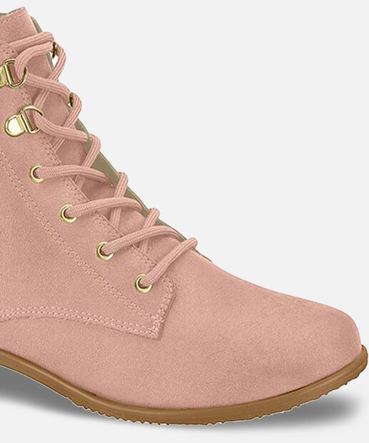 Coturno Feminino Bico Redondo Moleca