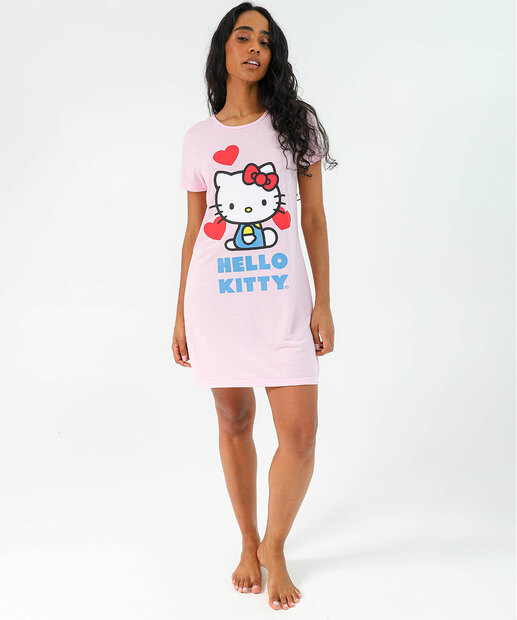 Camisola Feminina Hello Kitty Rosa 