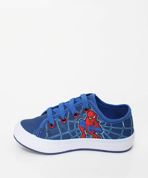 Tênis Infantil Casual Homem Aranha Azul
