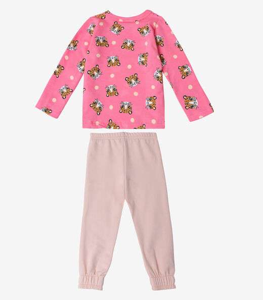 Pijama Infantil Feminino Select Rosa