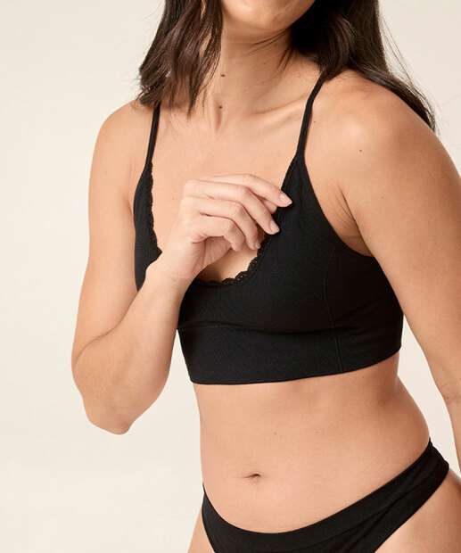 Image_Sutiã Top Canelado Recorte Renda Marisa