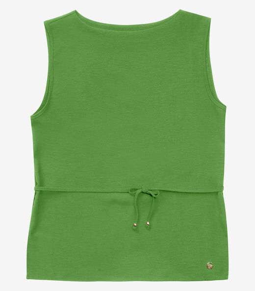 Regata Feminina com Amarração Rovitex Verde