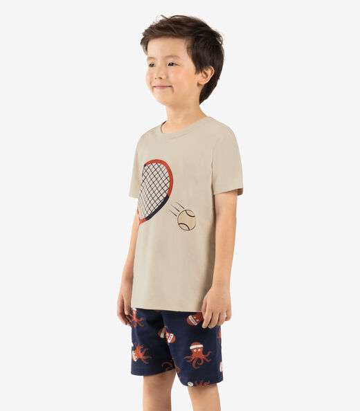 Image_Pijama Infantil Masculino Meia Malha Rovi Kids Bege