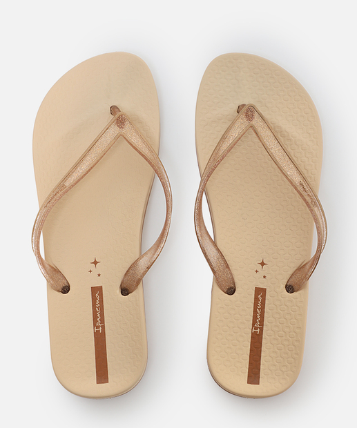 Chinelo Ipanema Feminino Anatômico Linea Bege