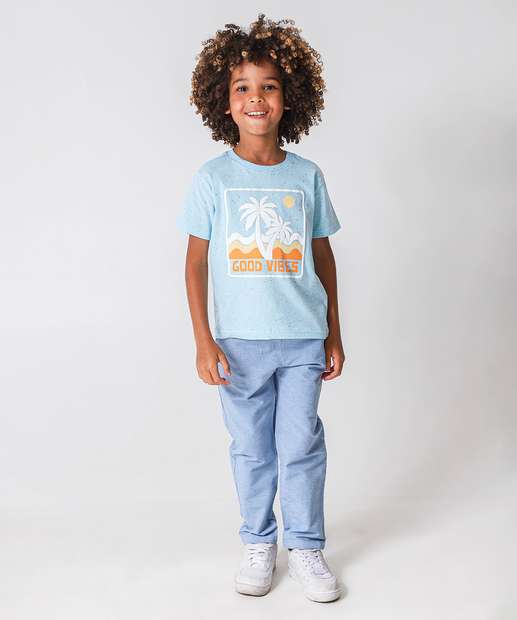 Image_Calça Infantil Bolso Marisa Tam 4 a 10 Azul