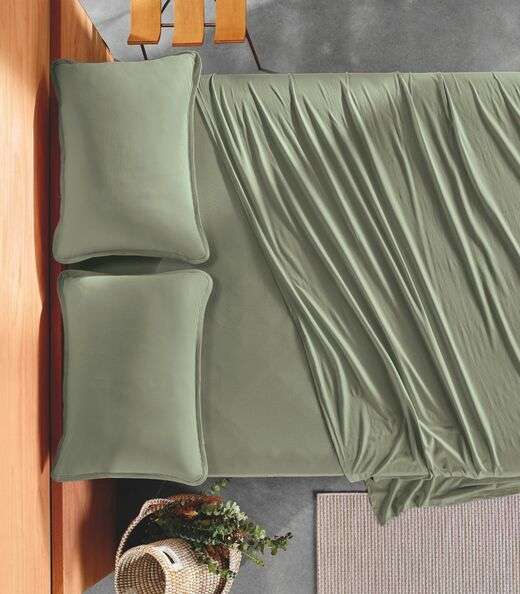 Jogo de Cama Simples King 3 Peças Altenburg Verde