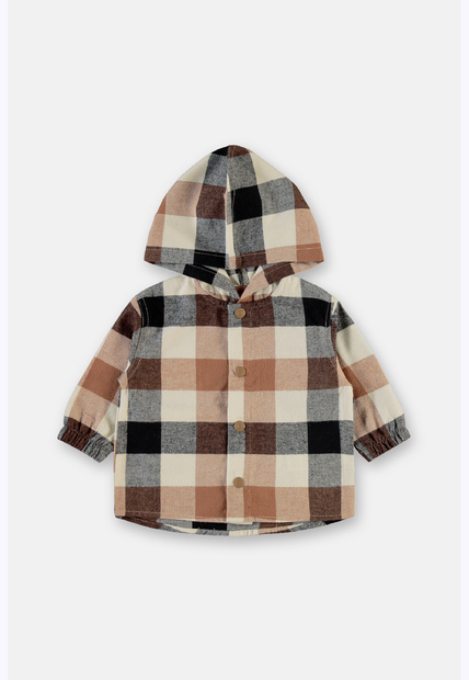 Conjunto Bebê Jaqueta Xadrez Up Baby