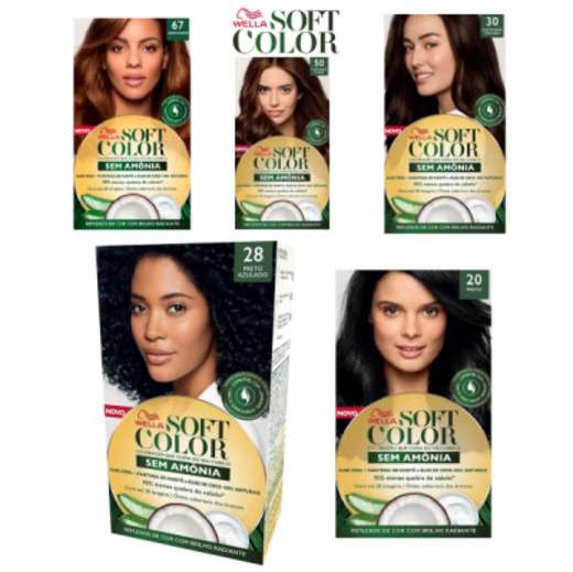 Tinta de Cabelo Soft Color Cor:67 Chocolate