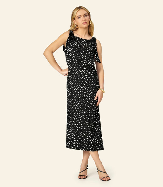 Image_Vestido Feminino Midi Viscose Acetinada Endless Preto