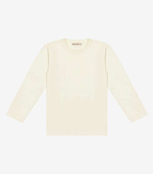 Camiseta Térmica Masculina Infantil Trick Nick Bege