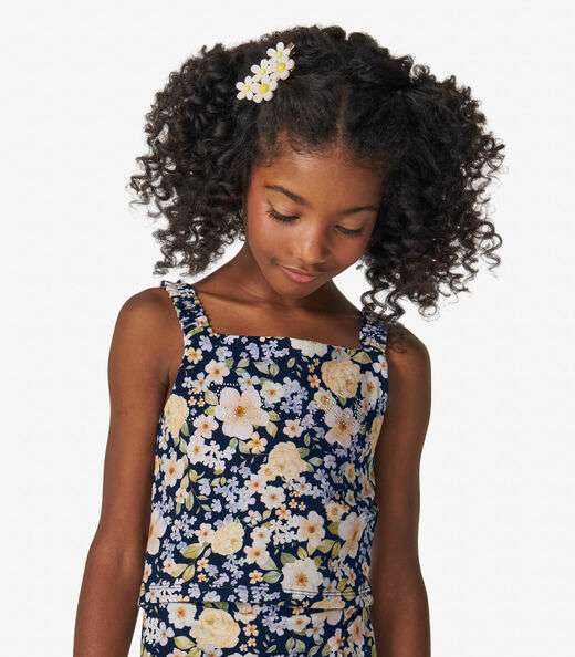 Conjunto Feminino Regata com Saia Trick Nick Azul Marinho