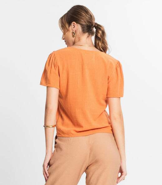 Blusa Feminina Comfy Select Laranja