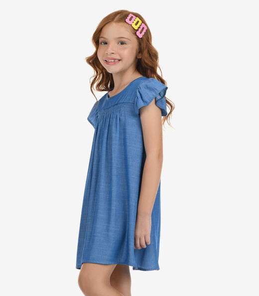 Vestido Liocel Rovi Kids Azul