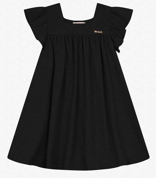 Image_Vestido Infnatil em Anarruga Trick Nick Preto