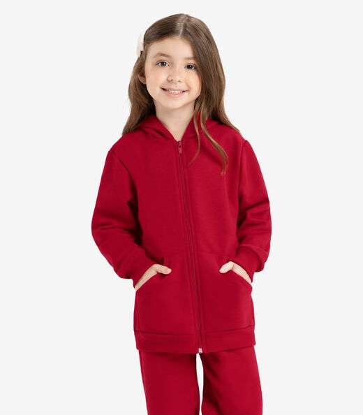 Image_Jaqueta Infantil Moletom com Capuz Rovitex Kids Vermelho