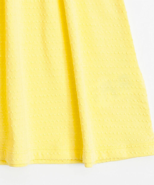 Vestido Infantil Textura Babado Marisa Tam 1 a 4 