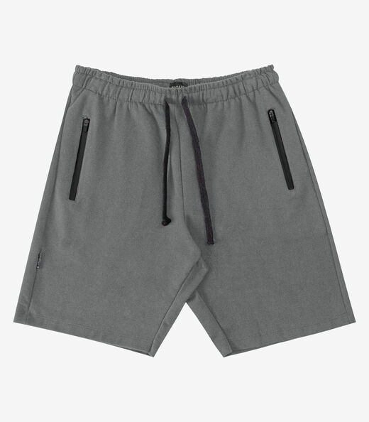 Bermuda Moletom Masculina Diametro Cinza