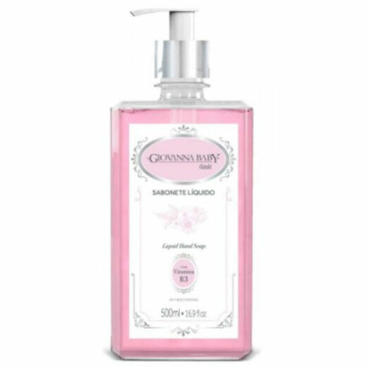 Image_Kit c/4 Sabonete Líquido Antibacteriano Giovanna Baby Classic 500ml