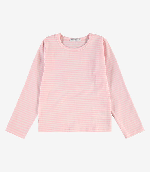 Blusa Manga Longa Rovi Kids Menina Rosa