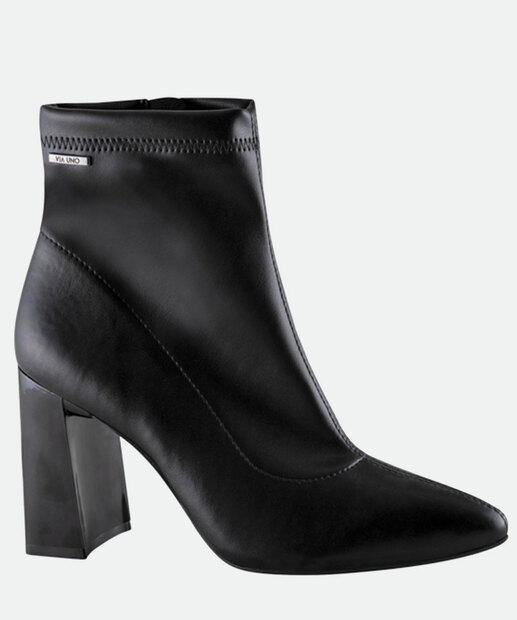 Bota Feminina Cano Curto Salto Grosso Via Uno 